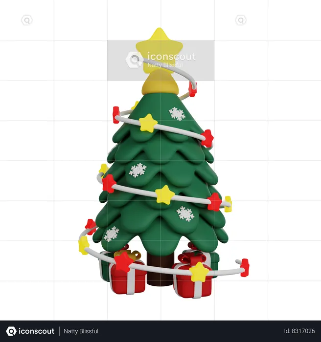 Árbol de Navidad  3D Icon