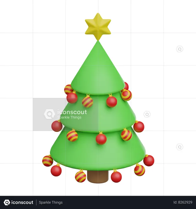 Árbol de Navidad  3D Icon