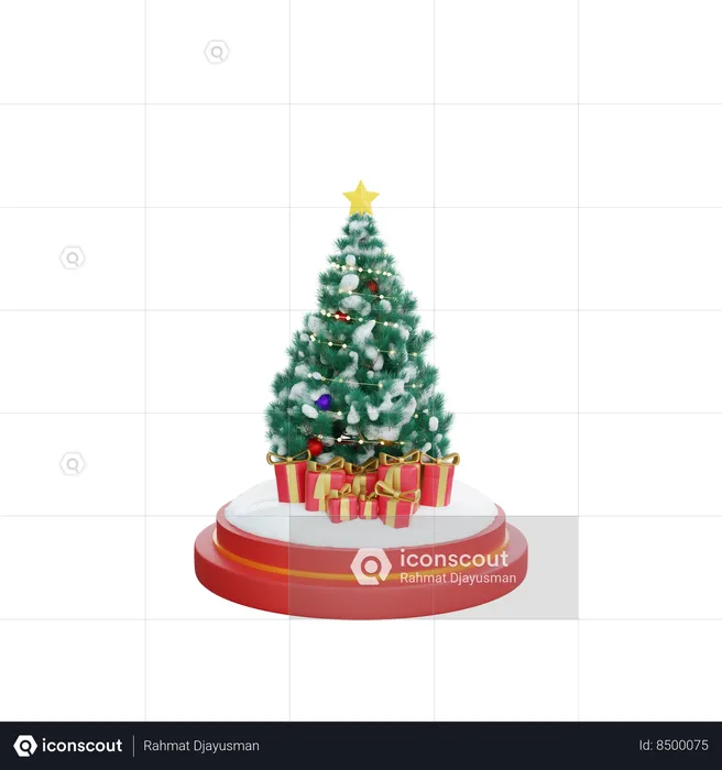 Árbol de Navidad  3D Icon