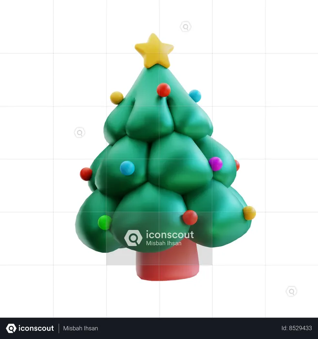 Árbol de Navidad  3D Icon