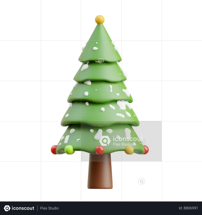 Árbol de Navidad  3D Icon