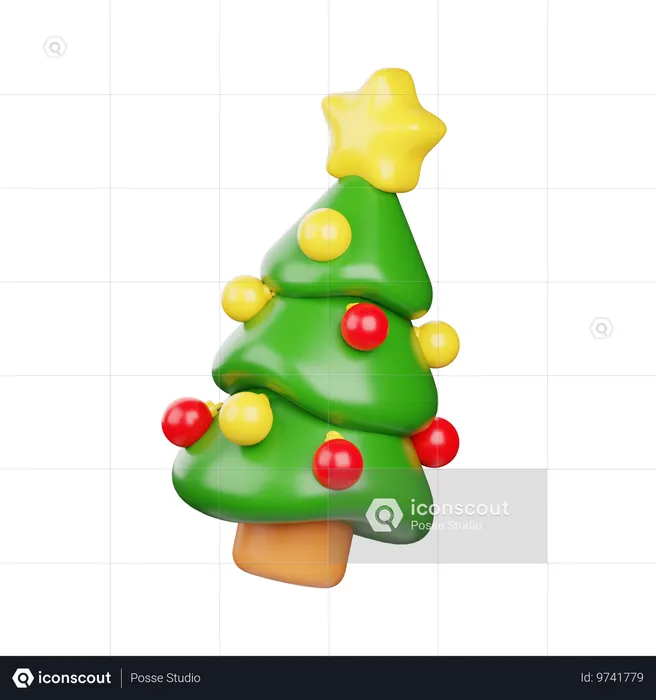 Árbol de Navidad  3D Icon