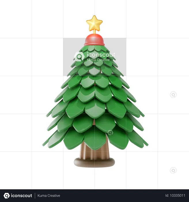 Árbol de Navidad  3D Icon