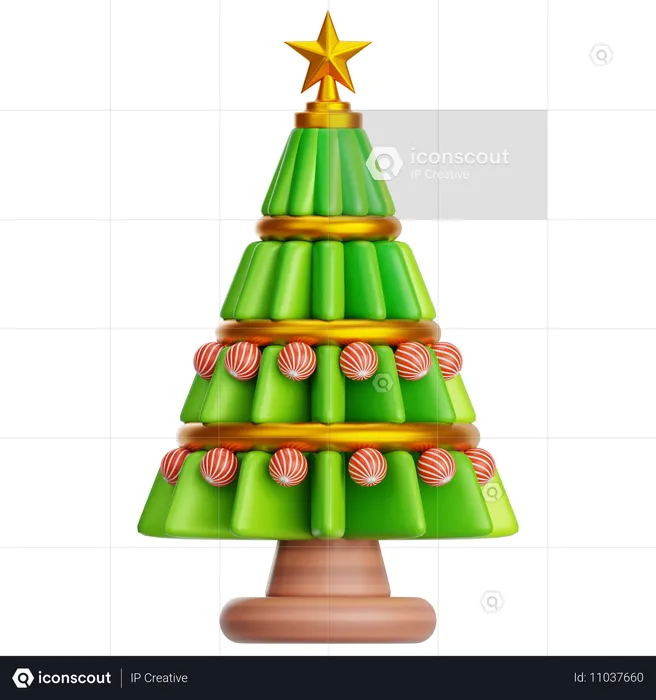 Árbol de Navidad  3D Icon