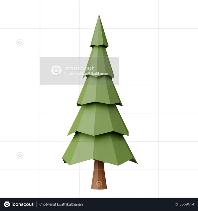 Árbol de Navidad  3D Icon