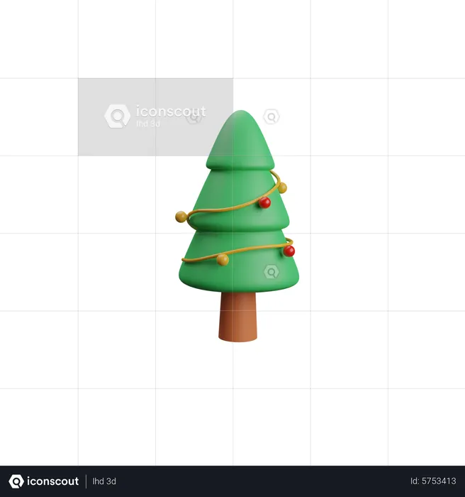 Árbol de Navidad  3D Icon