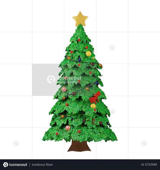 Árbol de Navidad  3D Icon