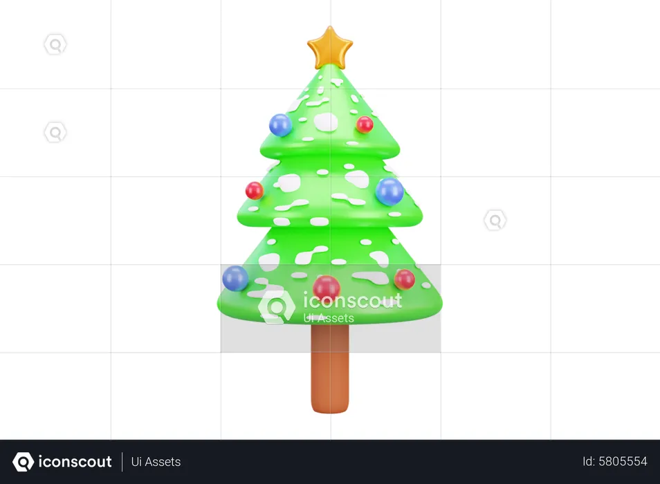 Árbol de Navidad  3D Icon