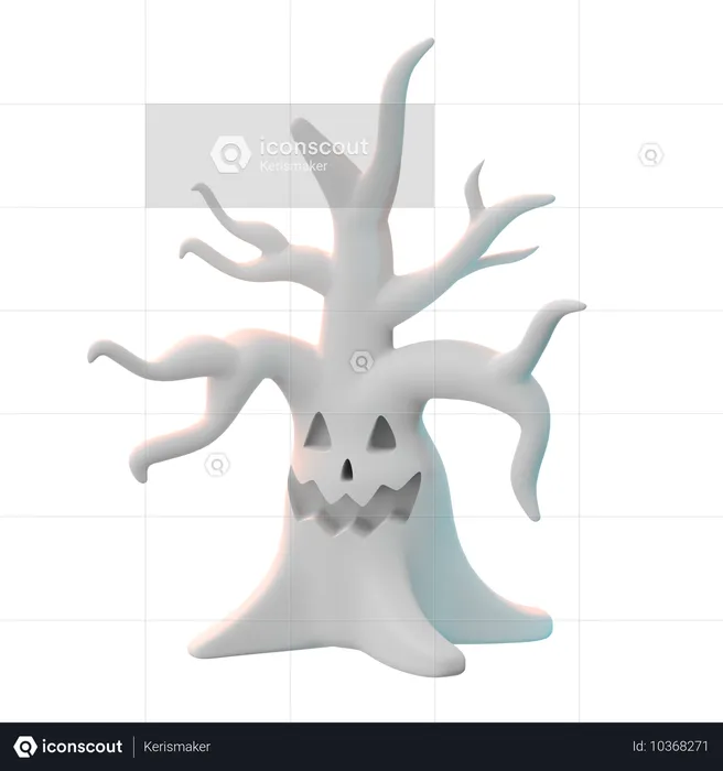 Árbol embrujado  3D Icon