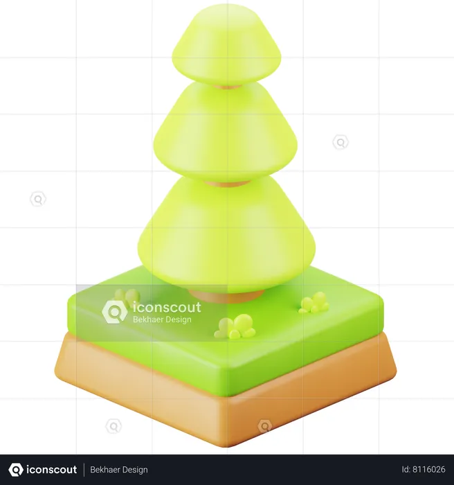 Arbre  3D Icon