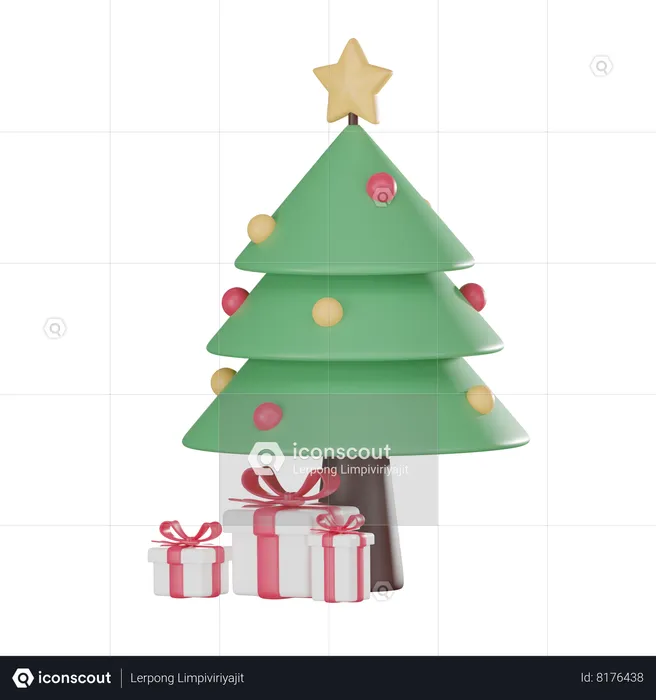 Sapin de Noël  3D Icon