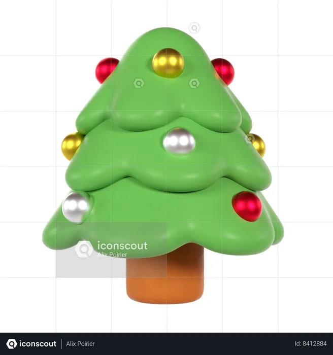 Sapin de Noël  3D Icon