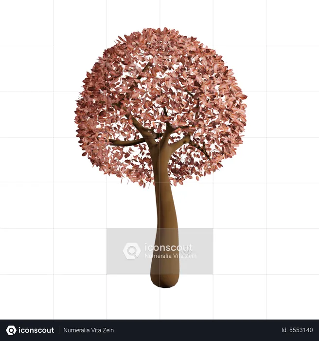 Arbre de printemps  3D Icon