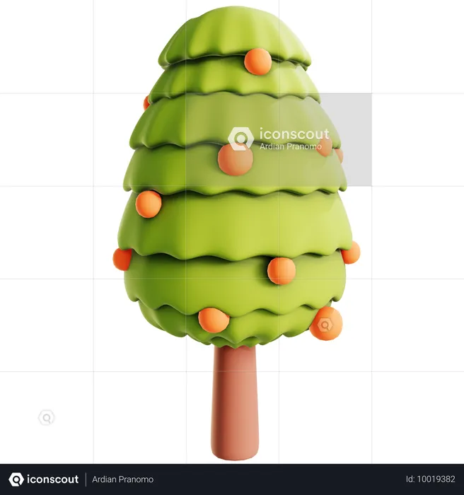 Arbre fruitier  3D Icon