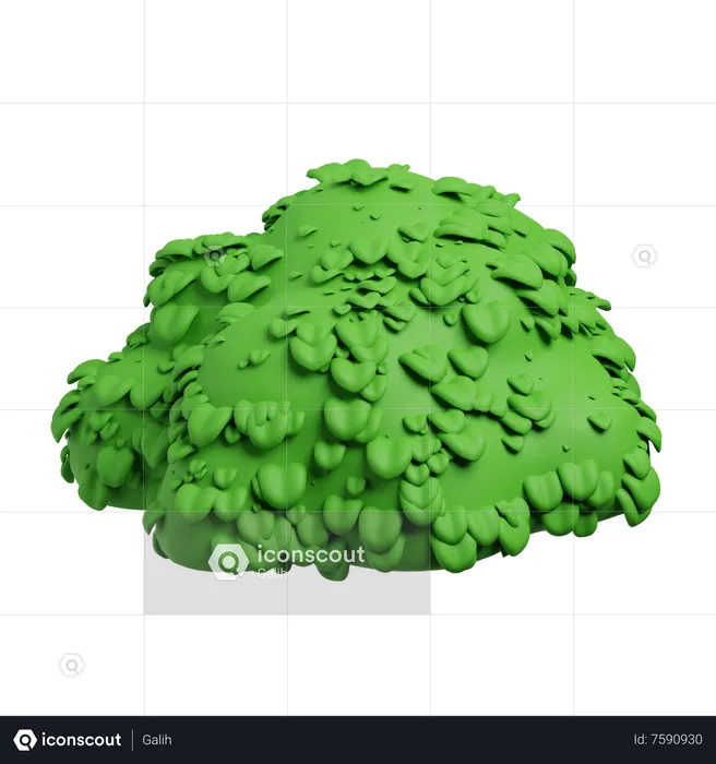 Arbusto  3D Icon