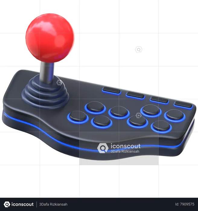 Arcade Controller  3D Icon