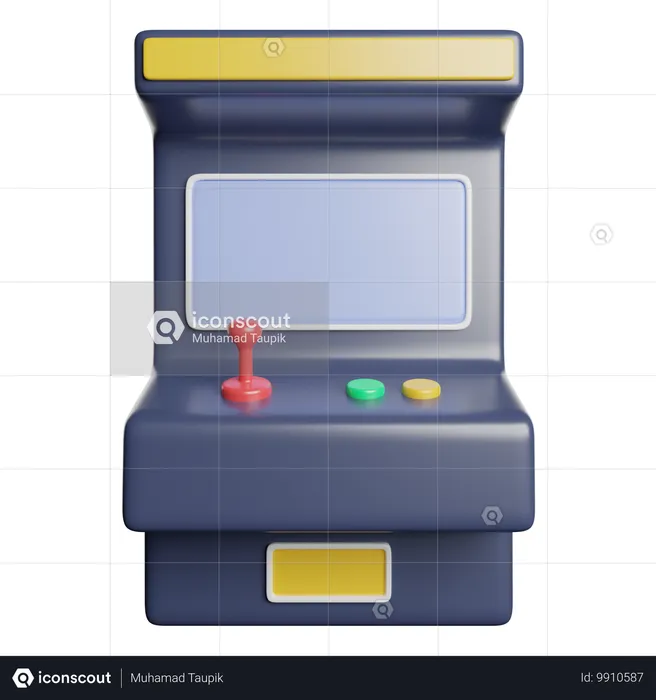 Arcade Game Machine  3D Icon