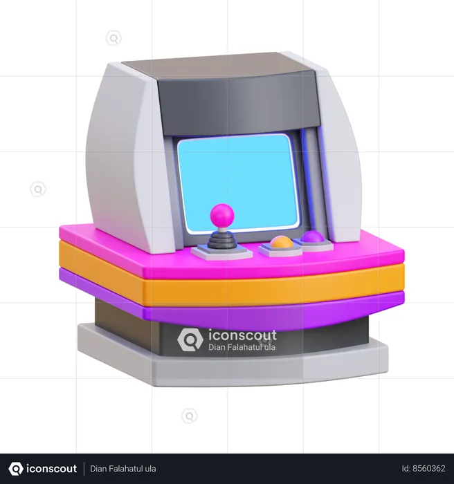 Arcade Machine  3D Icon