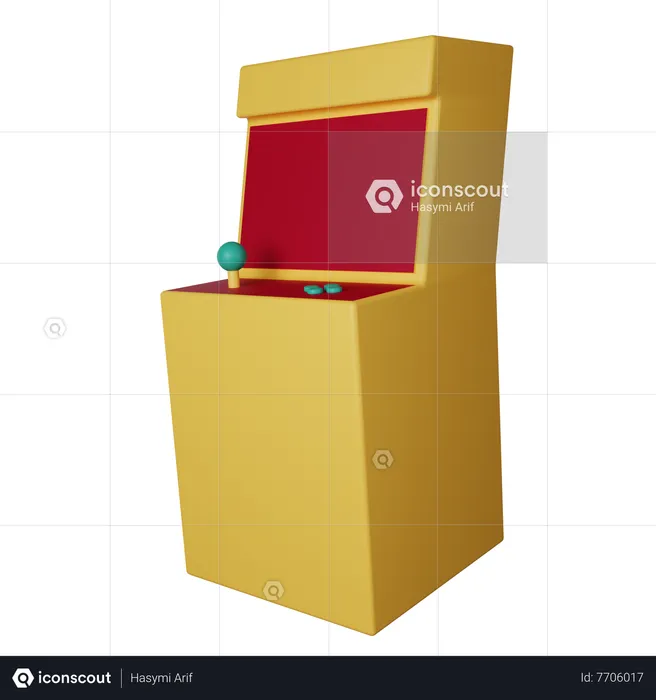 Arcade Machine  3D Icon