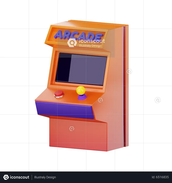 Arcade Machine  3D Icon