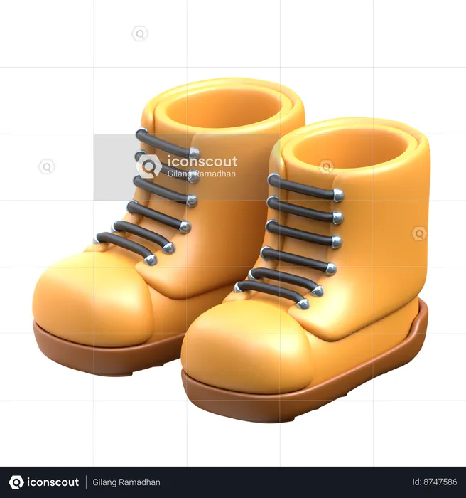 Archeologist Boots  3D Icon