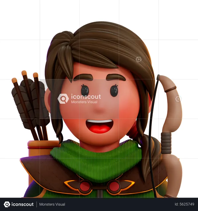 Archer  3D Icon