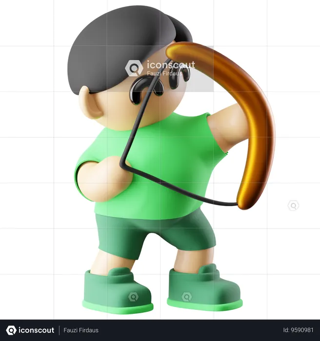 Archery  3D Icon