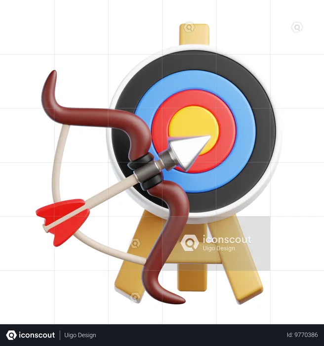 Archery  3D Icon