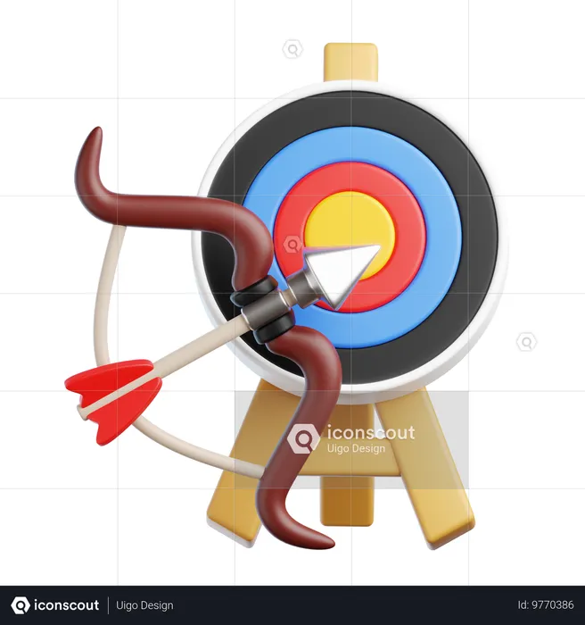 Archery  3D Icon