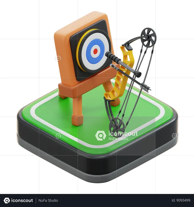 Archery  3D Icon