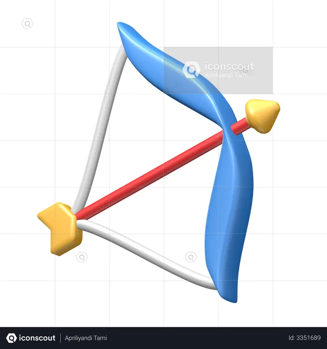 Archery  3D Illustration