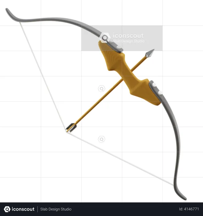Archery  3D Illustration