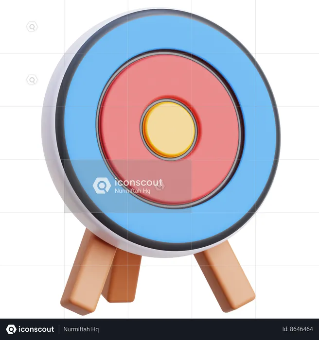Archery Target 3D  3D Icon
