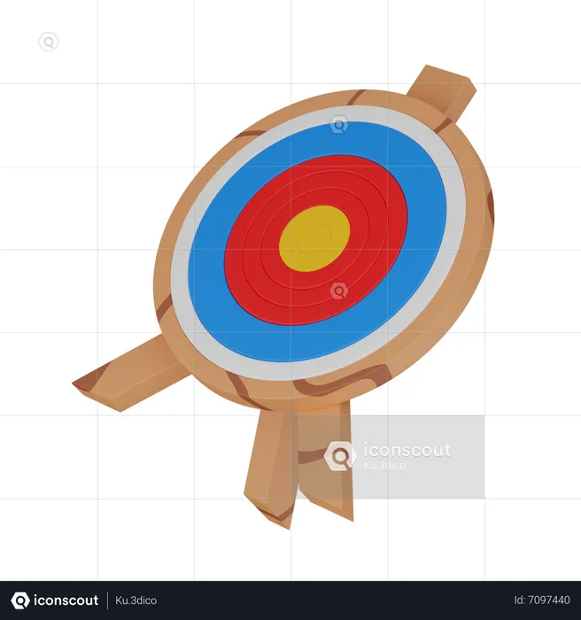 Archery target  3D Icon