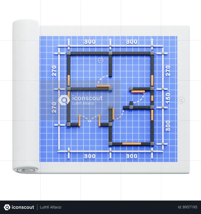 Conception d'architecte  3D Icon