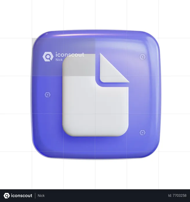 Archivo  3D Icon