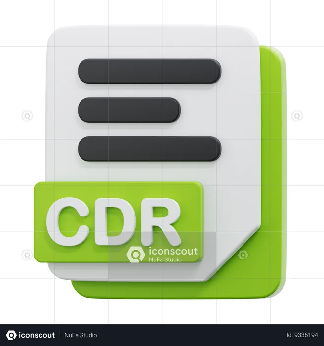 Archivo cdr  3D Icon