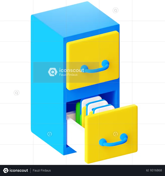 Archivo de datos  3D Icon