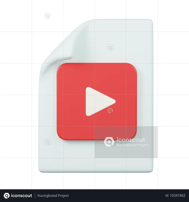 Archivo de vídeo  3D Icon