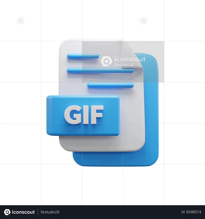 Archivo gif  3D Icon