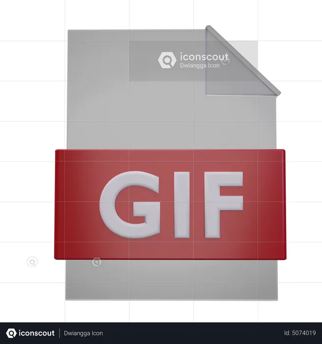 Archivo gif  3D Icon