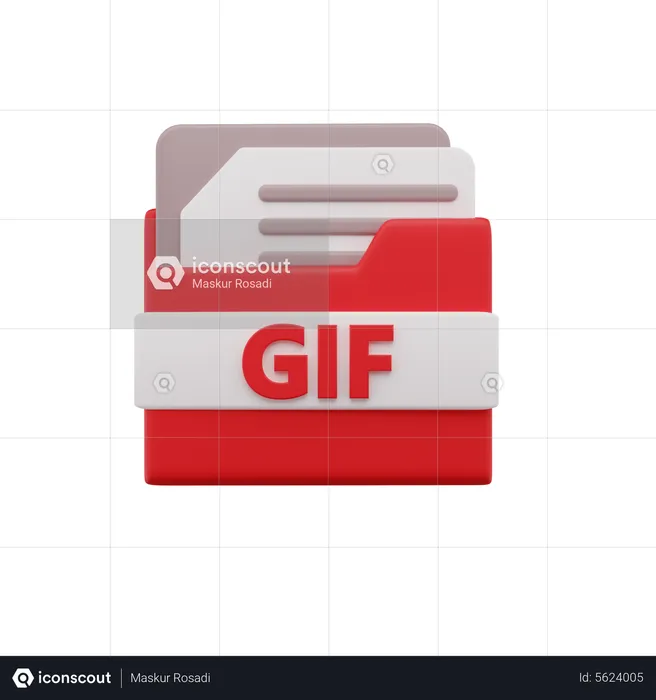 Archivo gif  3D Icon