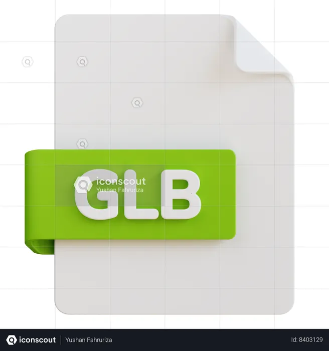 Archivo glb  3D Icon