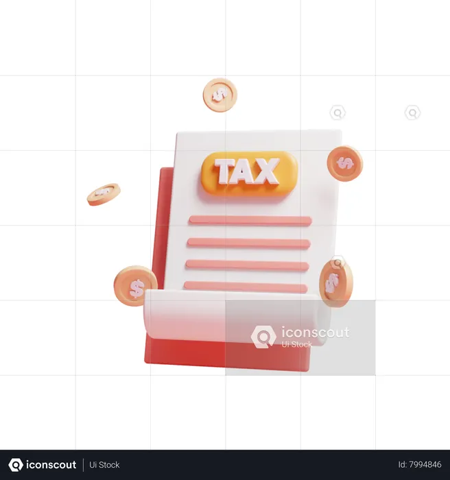 Archivo de impuestos  3D Icon