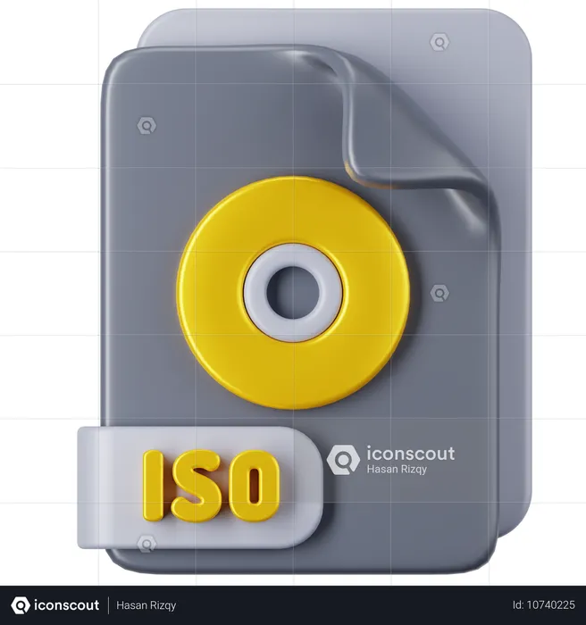 Archivo ISO  3D Icon