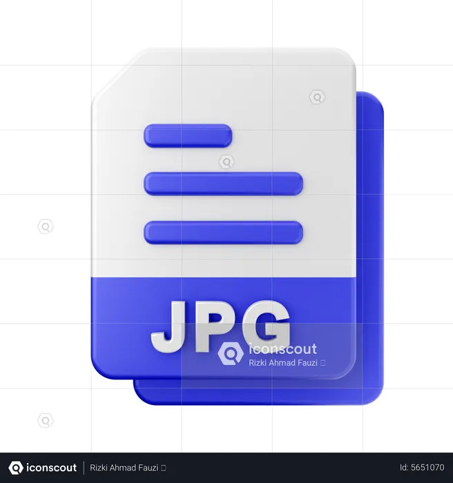 Archivo jpg  3D Icon