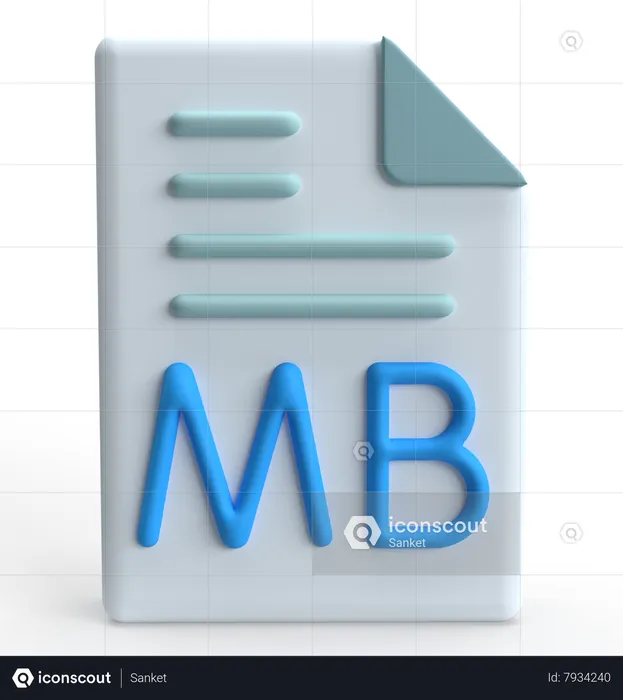 Archivo mb  3D Icon