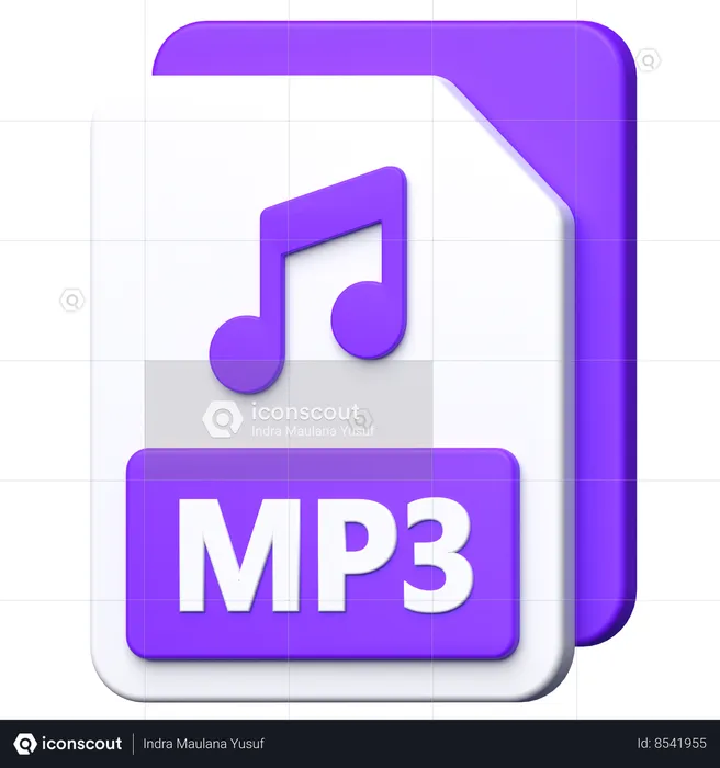 Archivo mp3  3D Icon