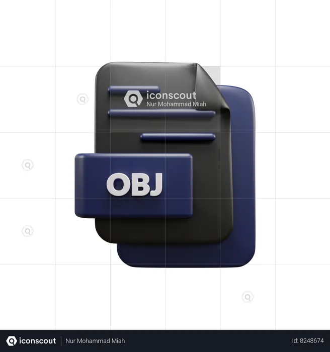 Archivo obj  3D Icon