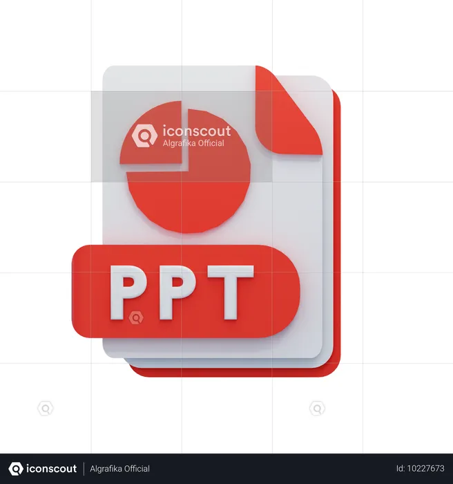 Archivo ppt  3D Icon